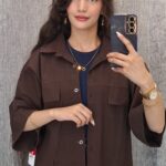 مانتو جیب‌نما قواره‌دار(زنانه)