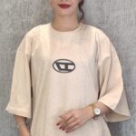 تیشرت لانگ نگینی D(زنانه)