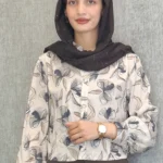 شومیز کراپ طرح‌دار جولیا(زنانه)