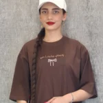 تیشرت کراپ باکسی پاپیون (زنانه)