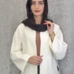 مانتو مجلسی دانتل مرواریددوزی(زنانه)