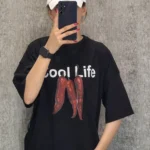 تیشرت باکسی طرح فلفل Cool Life (زنانه)