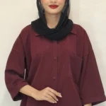 مانتو کتان باکسی(زنانه)