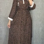 مانتو کفتان پلنگی(زنانه)