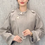 کاپشن فوتر شنل قاپک‌دار ترنچ(زنانه)